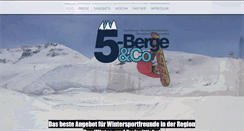 Desktop Screenshot of 5-berge.com