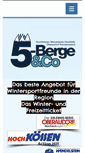 Mobile Screenshot of 5-berge.com
